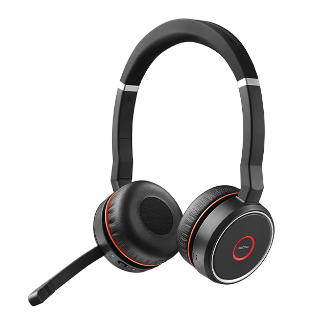 JABRA EVOLVE 75 SE – MICRO-CASQUE SANS FIL – STÉRÉO PRO – 3 MICROS – BLUETOOTH – 8 APPAREILS