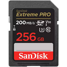 SanDisk Extreme Pro SD 256 Go Class 10 – 200 MB