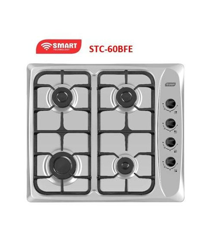PLAQUE A GAZ ENCASTRABLE 4 FEUX IRON 60CM (STC-60BFE)