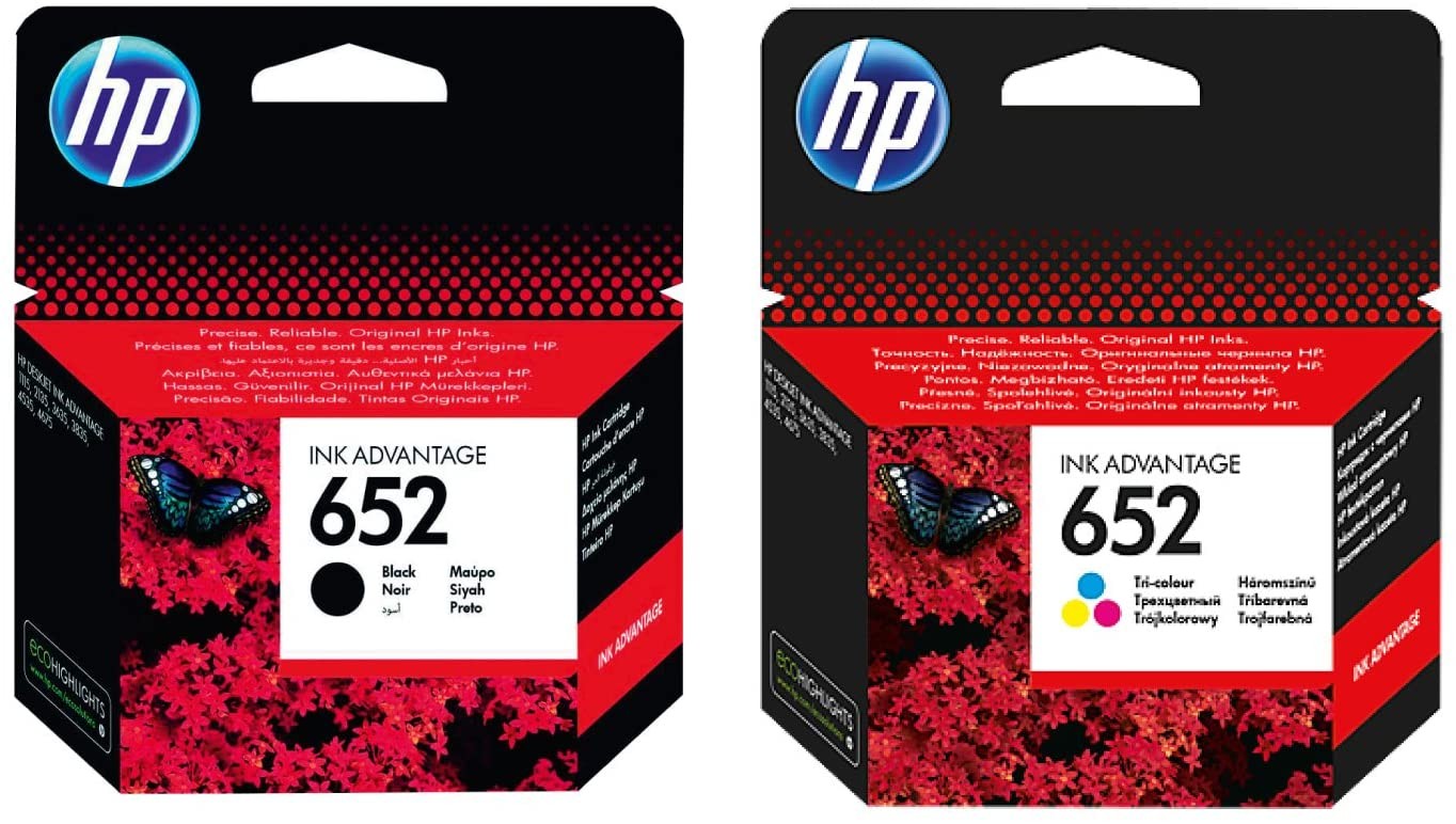 cartouche hp 652 noir et couleur