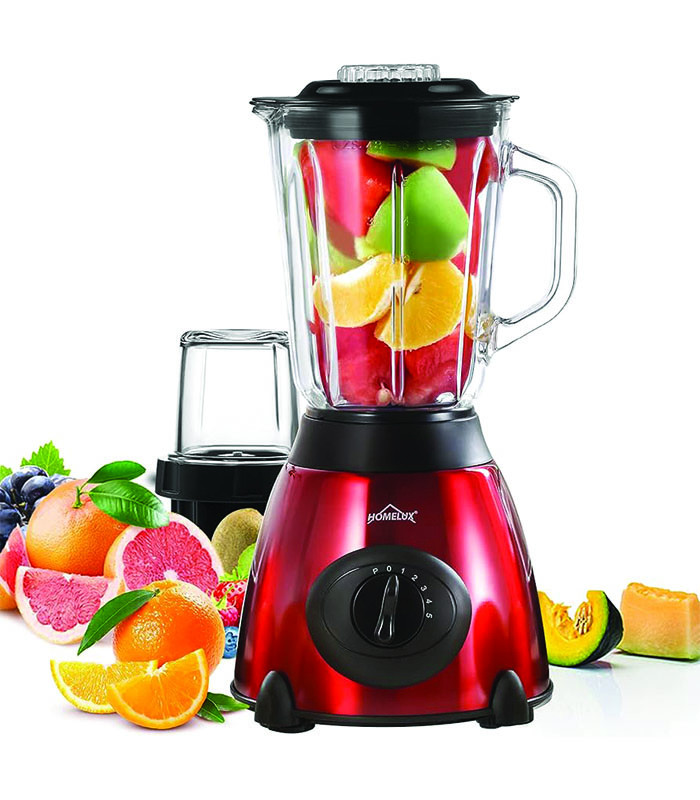 MIXEUR HOMELUX 4 SPEED MULTIFONCTION 1.5L HY-912 RED
