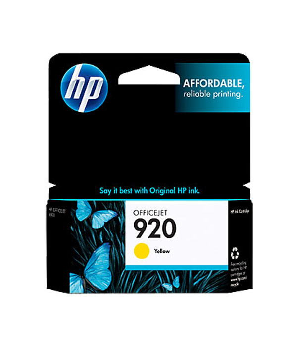 CARTOUCHE HP 920 JAUNE