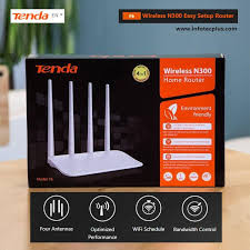 Point d'Accès Sans Fil Tenda F6 N300 Mbps | 4x Antennes 5 dBi