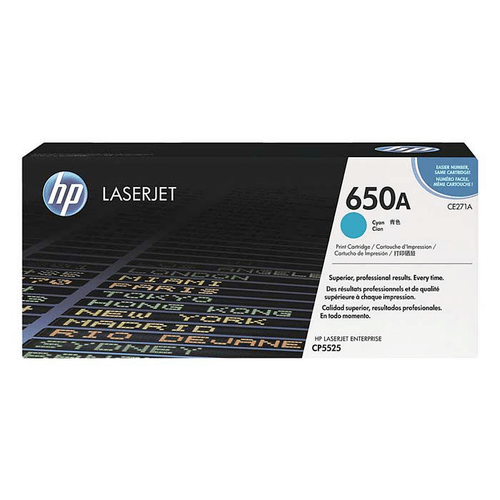 CARTOUCHE HP 650A BLEU