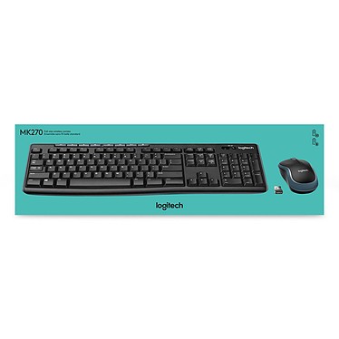 Clavier et souris logitech sans fil mk270