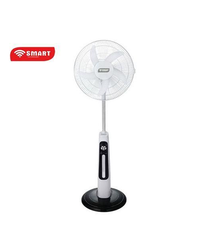 VENTILATEUR RECHARGEABLE SMART 16″ AVEC R.CONTROL & VEILLEUSE
