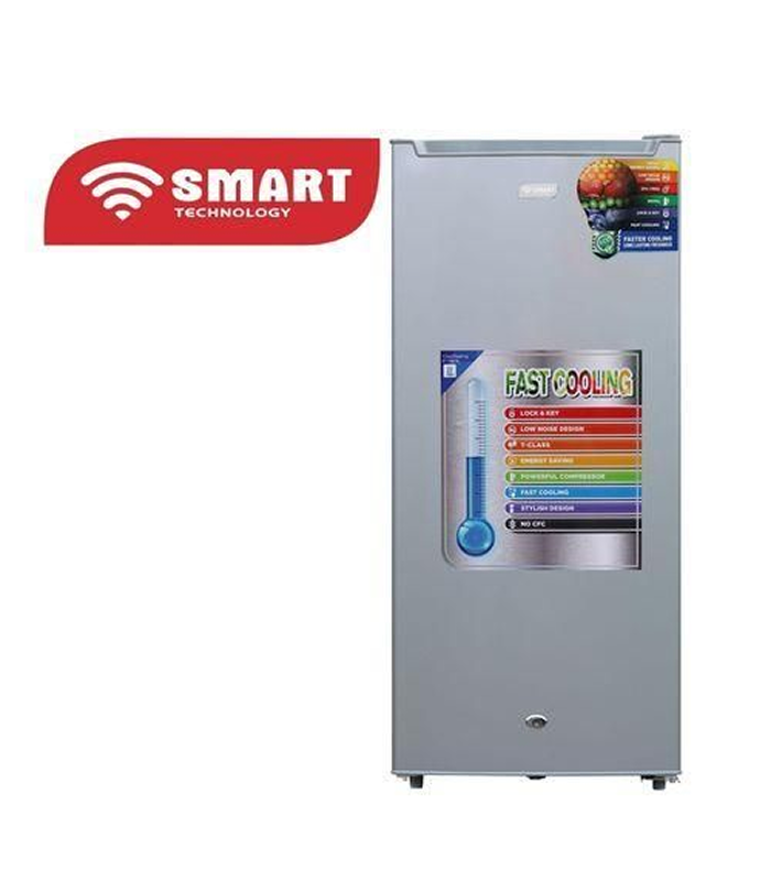 CONGELATEUR VERTICAL 5 TIROIRS ALU GRIS 155L (STCD-247K)