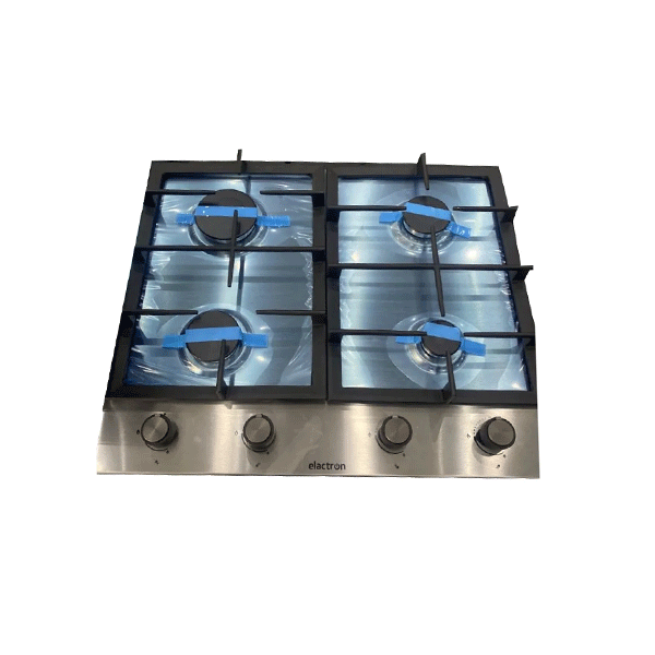 Plaque Encastrable Elactron 4 FEUX GAZ 60X60 CM INOX BL001