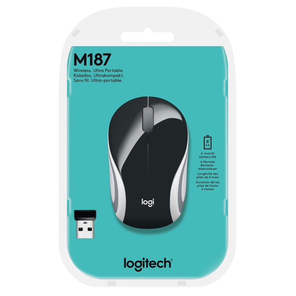 Logitech M187 Souris sans Fil Mini Ultra Portable