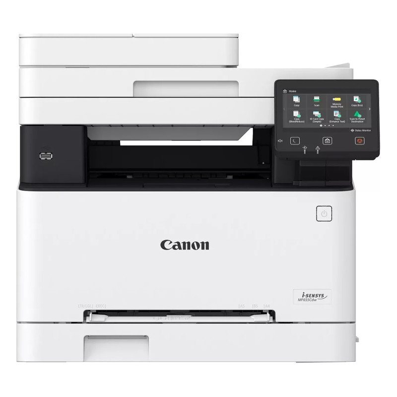Imprimante Canon MF655Cdw i-SENSYS multifonction laser couleur 3-en-1 A4 (USB 2.0/Wi-Fi/