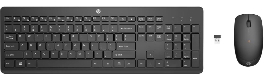 clavier et souris sans fil HP 235 AZERTY