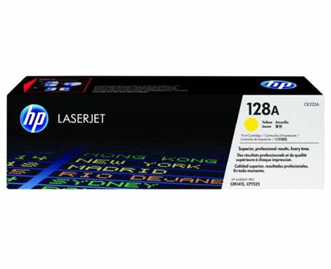CARTOUCHE HP 128A JAUNE