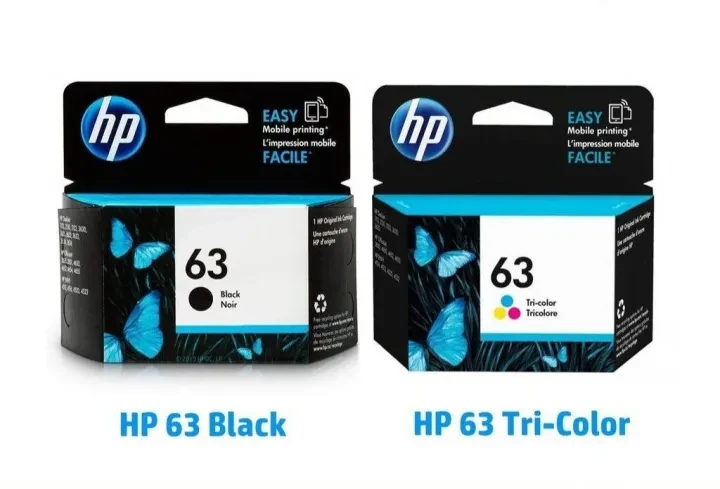 cartouche hp 63 noir et couleur