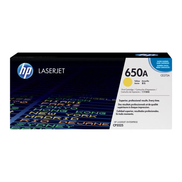 CARTOUCHE HP 650A JAUNE