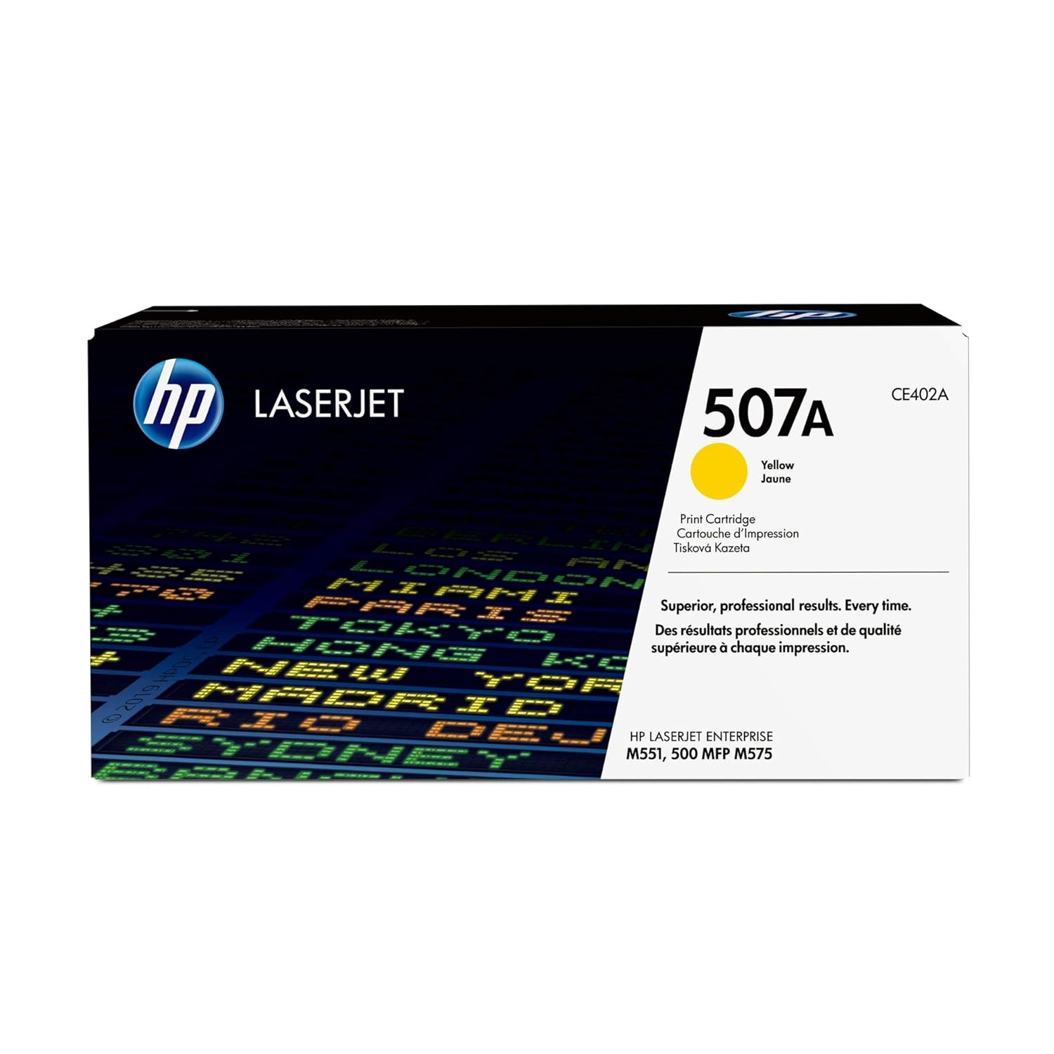 CARTOUCHE HP 507A JAUNE