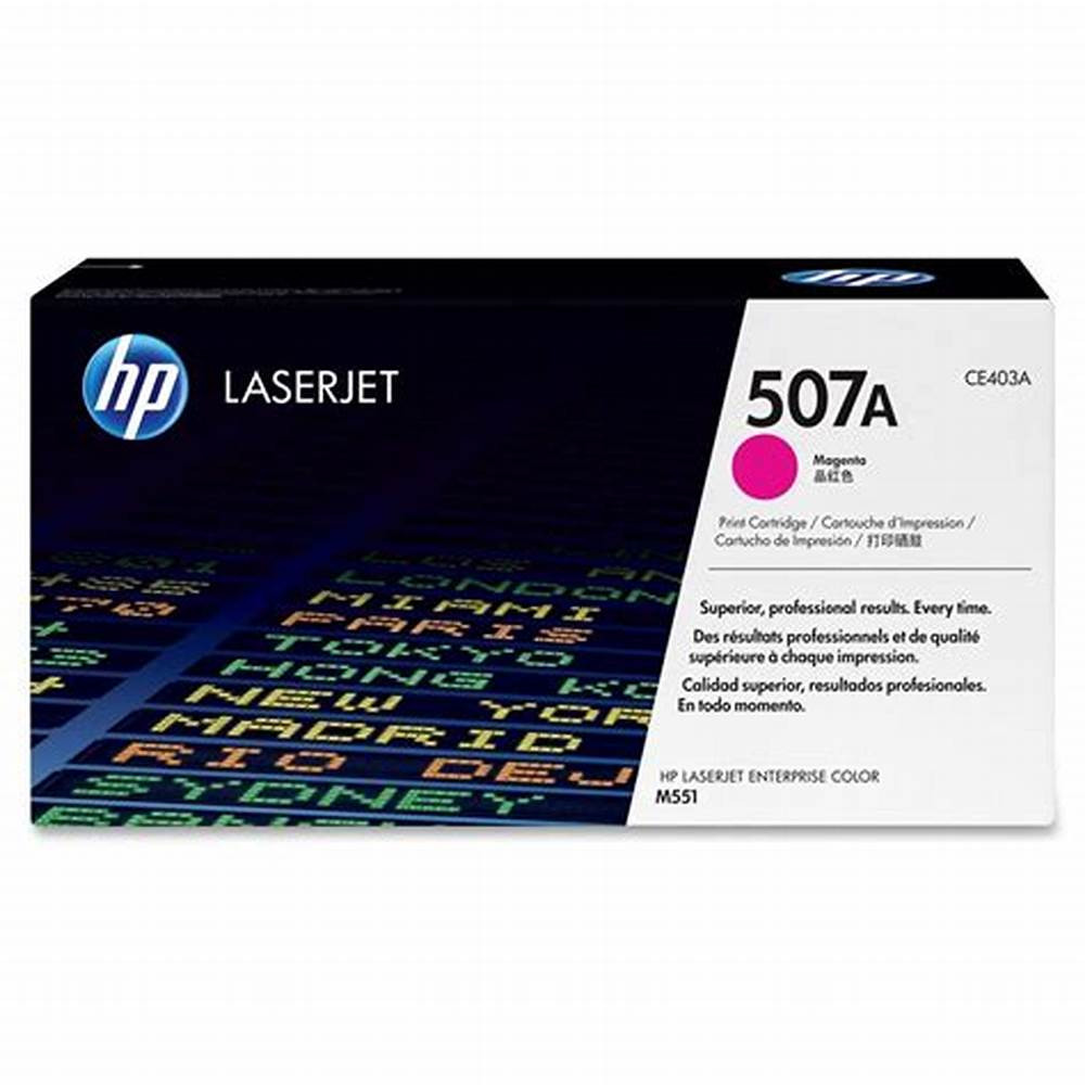 CARTOUCHE HP 507A ROUGE